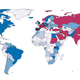 Image: OONI’s live map which shows where censorship reports are most prevalent.